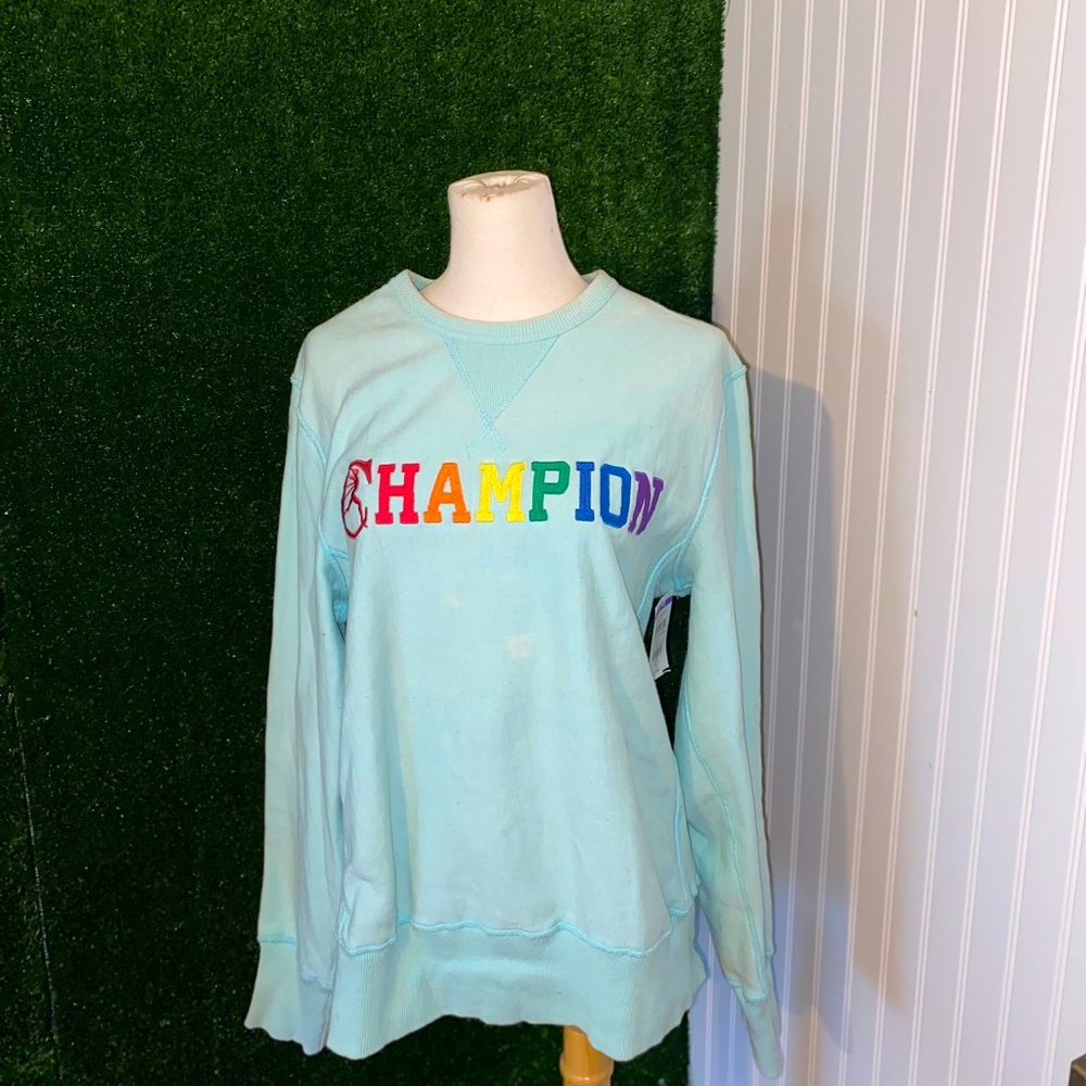 CHAMPION x Todd Snyder Pullover Sweatshirt Blue-Green